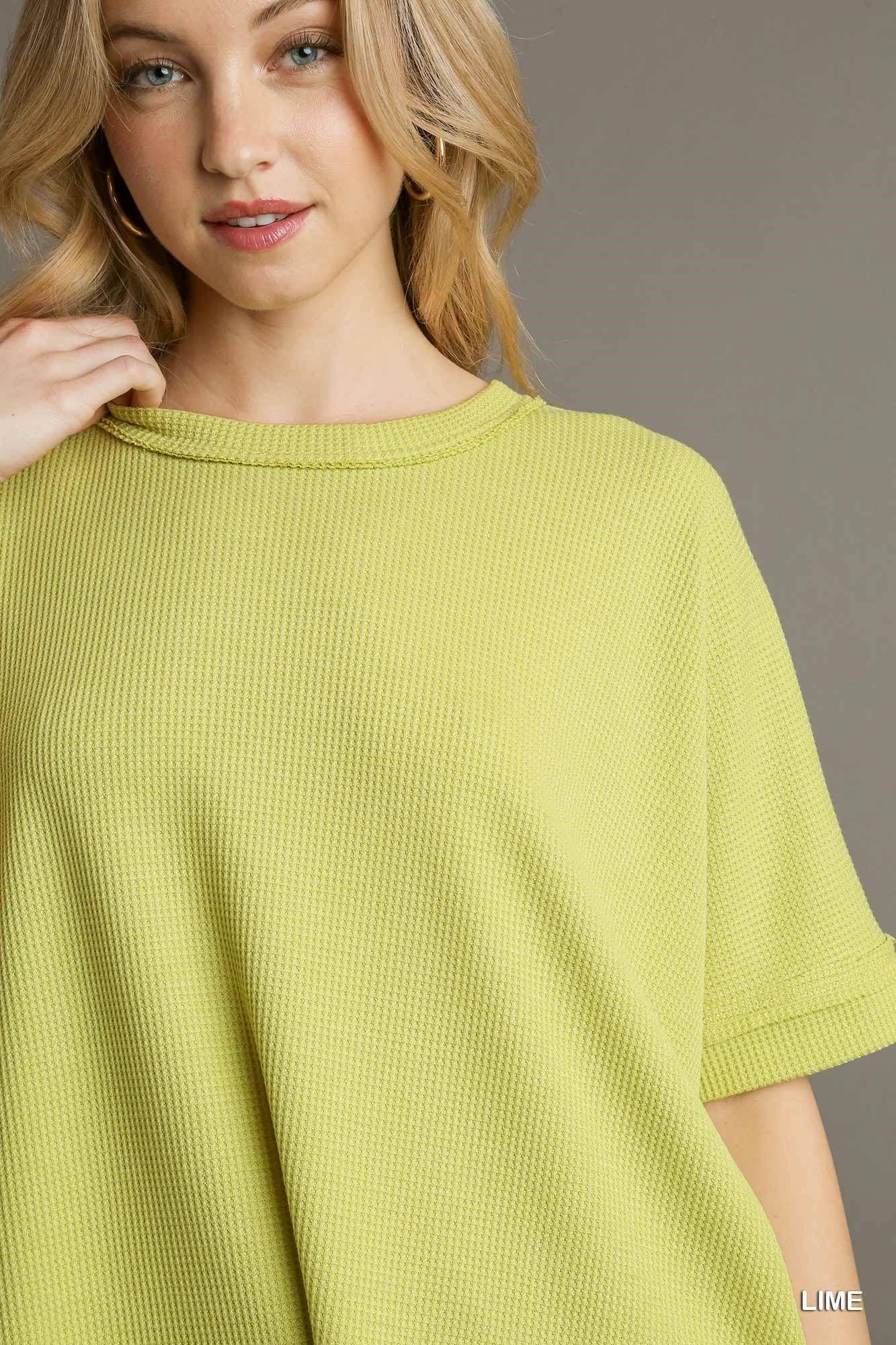 Tayla Waffle Knit Top