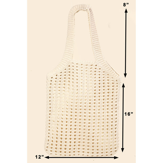 Notes of Summer Knit Tote Bag