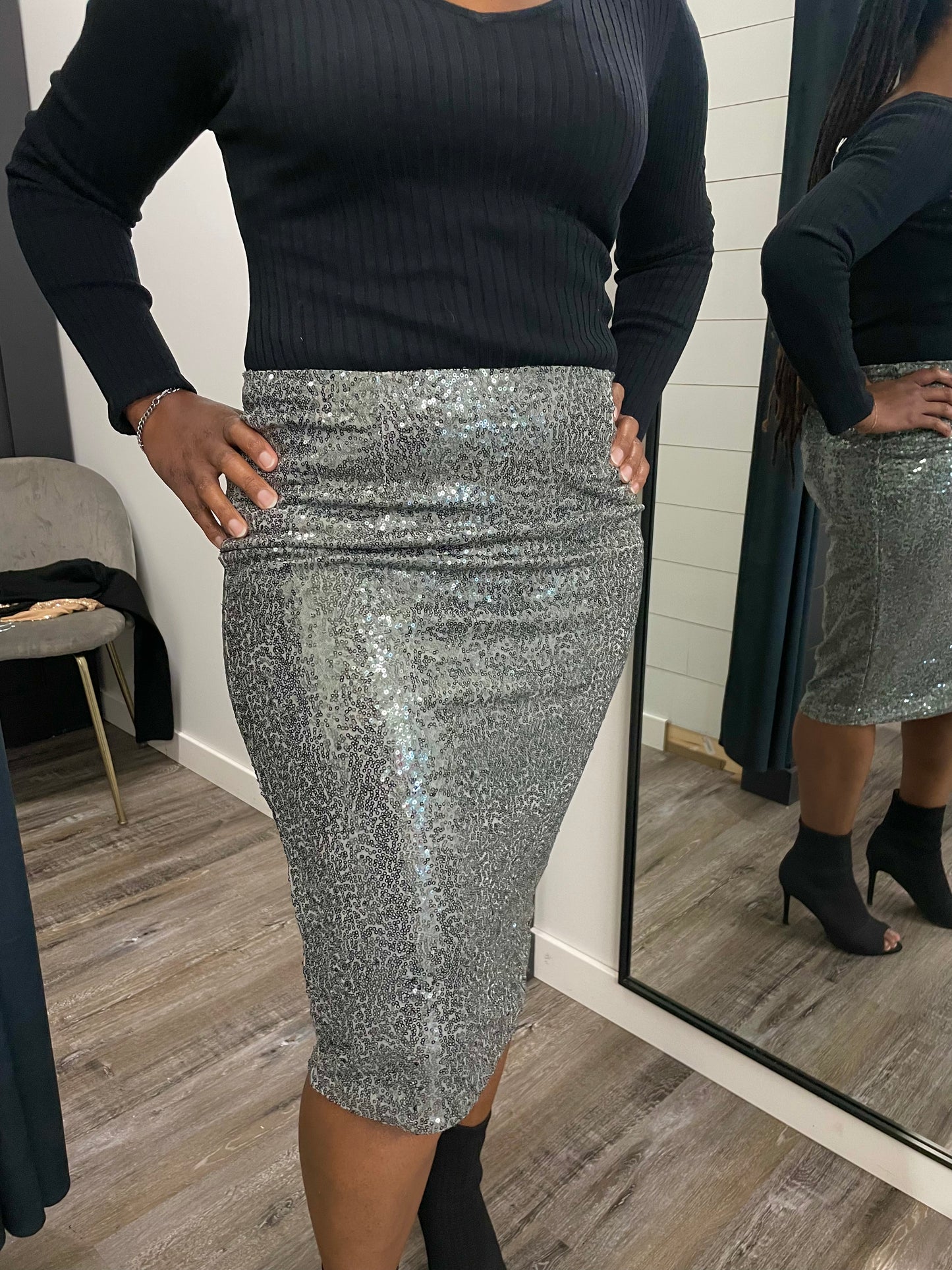 Shawna Sequin Skirt - 21 Kouture
