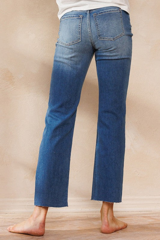 Janis High Rise Straight Leg Jeans - SHOP SIS