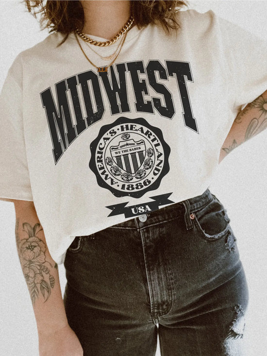 Midwest Oversized Graphic Tee - 21 Kouture