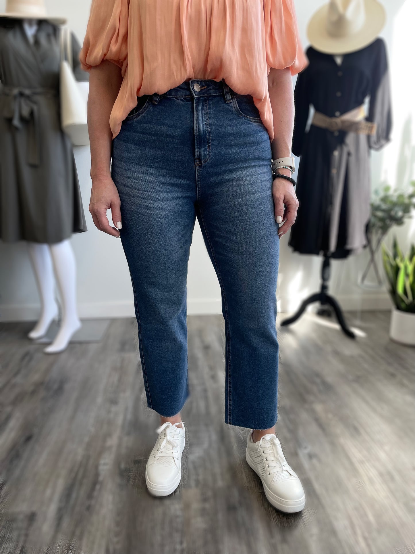 Dex Dylan High Rise Everyday Crop Jeans - 21 Kouture