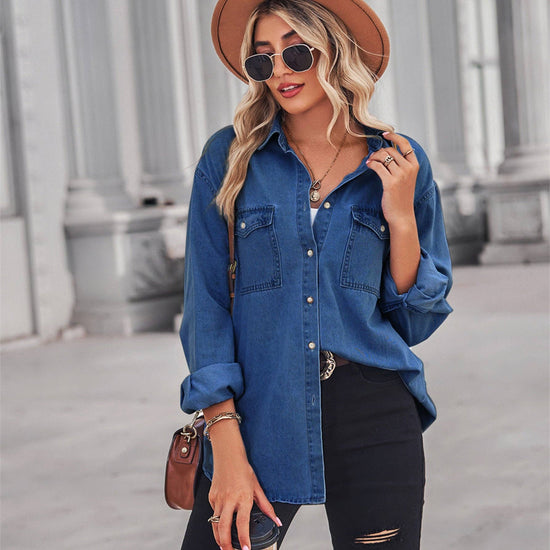 Denim Button Down Shirt