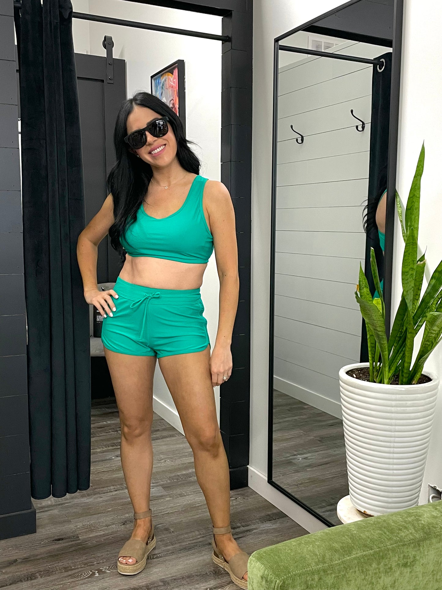 Sporty Two Piece Bikini Set